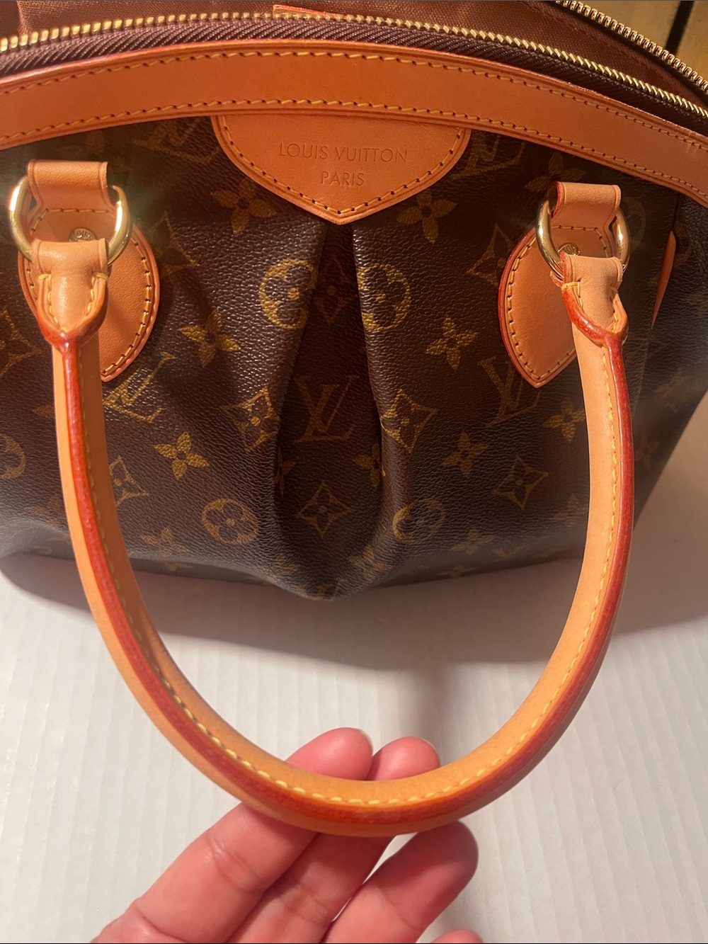 Louis Vuitton Brown Monogram Satchel with Natural Vachetta Trim - Picture 7 of 16